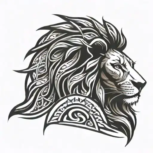 Tribal Lion Forearm