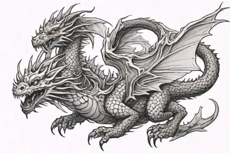 Flying Forward Dragon