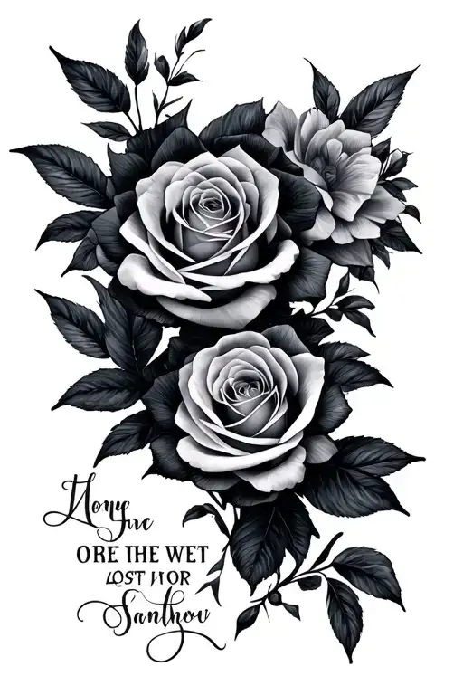 Memorial Tattoo For A Lost Father Son