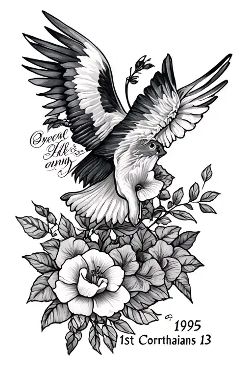 1995 Birth Date And Scripture 1St Corinthians 13