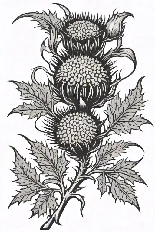 Scottish Thistle Background