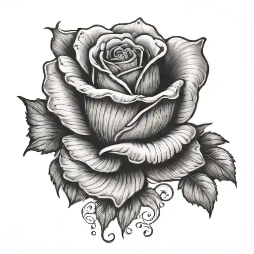 Realism Rose And Heart