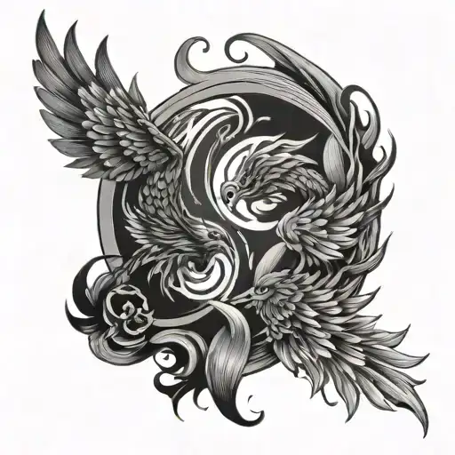 Gemini Pheonix Ying Yang