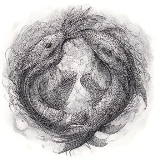 Leo And Pisces Fish Swimming Together