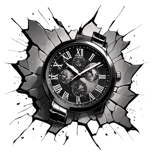 Watch On A Broken Wall