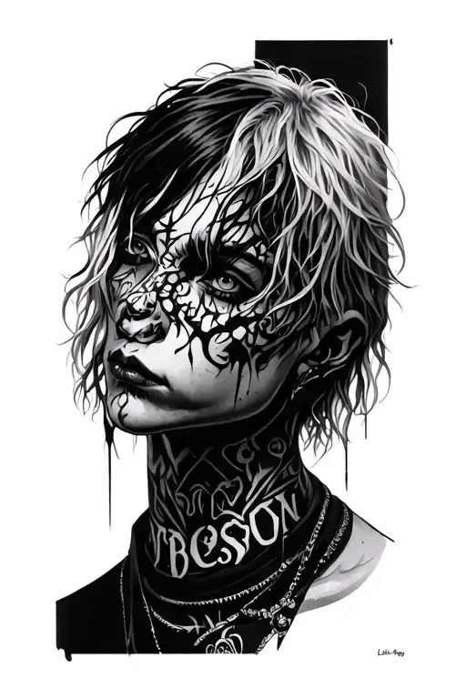 Lil Peep Gothic Inspired