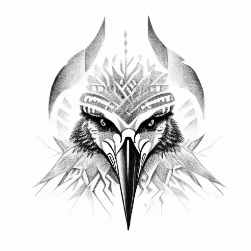 Crow Made Of Lightning