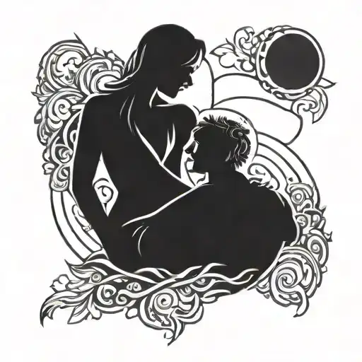 Symbol Mother And Son