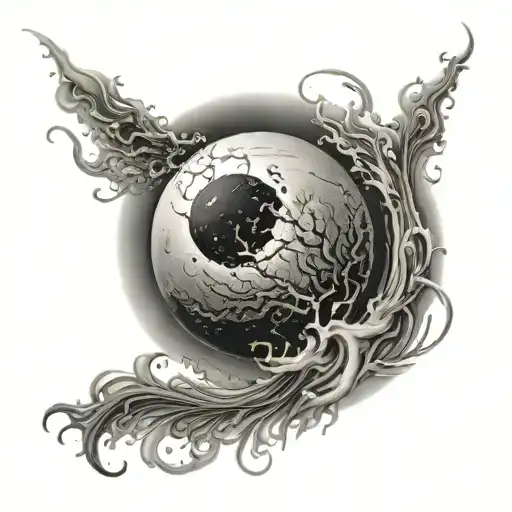 Dissolving Black Moon