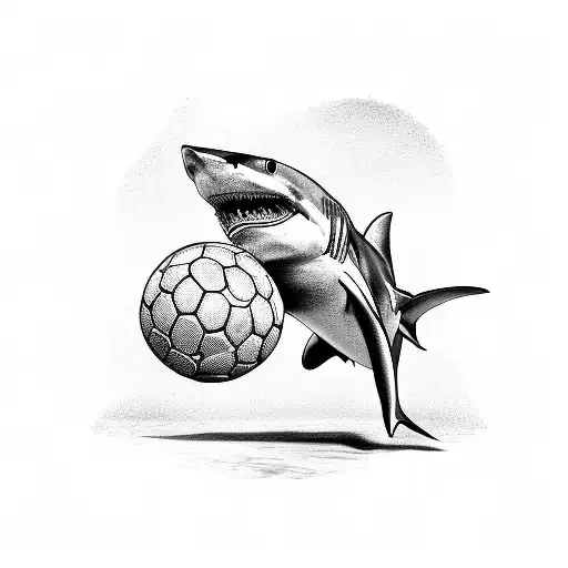 Shark With Soccer Ball