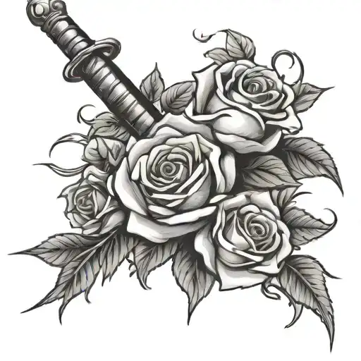 Sword Through Roses