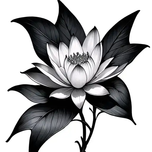 Butterfly Lotus Lily Hand