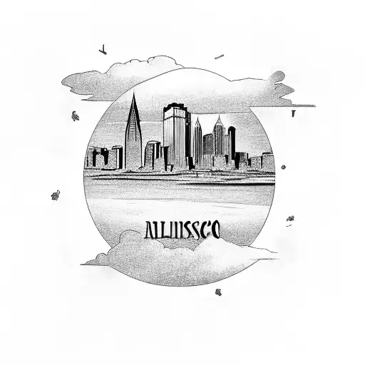 816 In Old English Lettering With The Kansas City Skyline In The Background