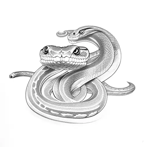 Snake Sword And Heart