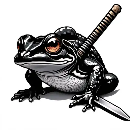 Frog With Katana