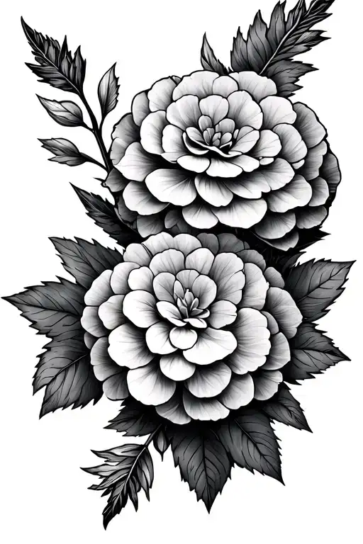 Arrow With A Hydrangea Flower Wrapped Around