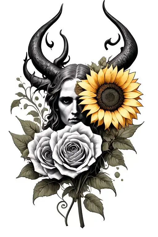 Gods Of Hell And Sunflower
