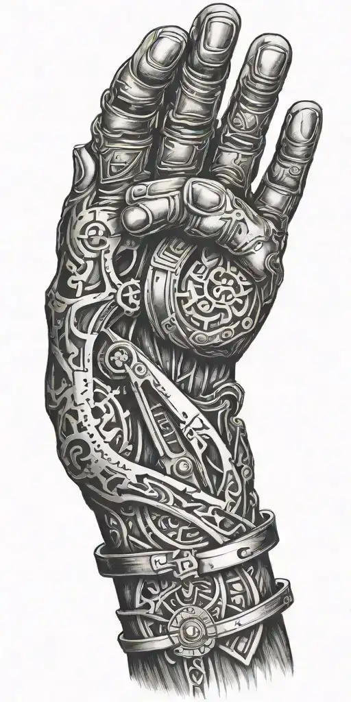 Different Types Of Blades Held By Masculine Hands