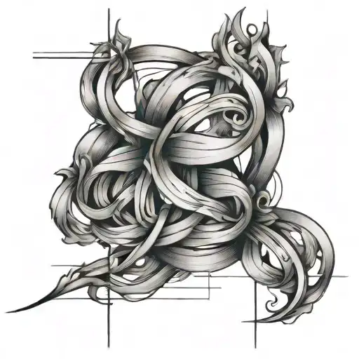 Two Lines Connected Line