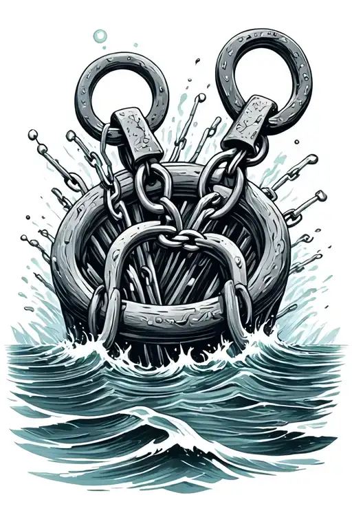 Shackles Sinking In Ocean