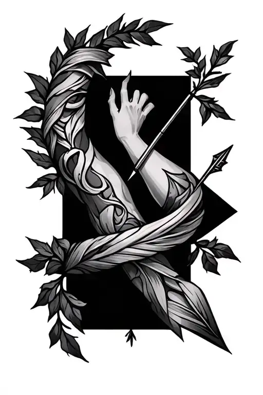 Vines Like Arrow Around The Arm