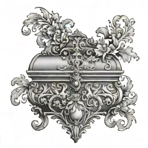 Baroque Victorian Gothic Chest