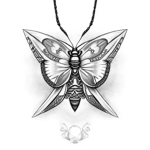 Moth Locket