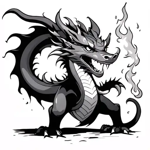 Mushu Mulan Spits Mini Flame Creeky Mocking