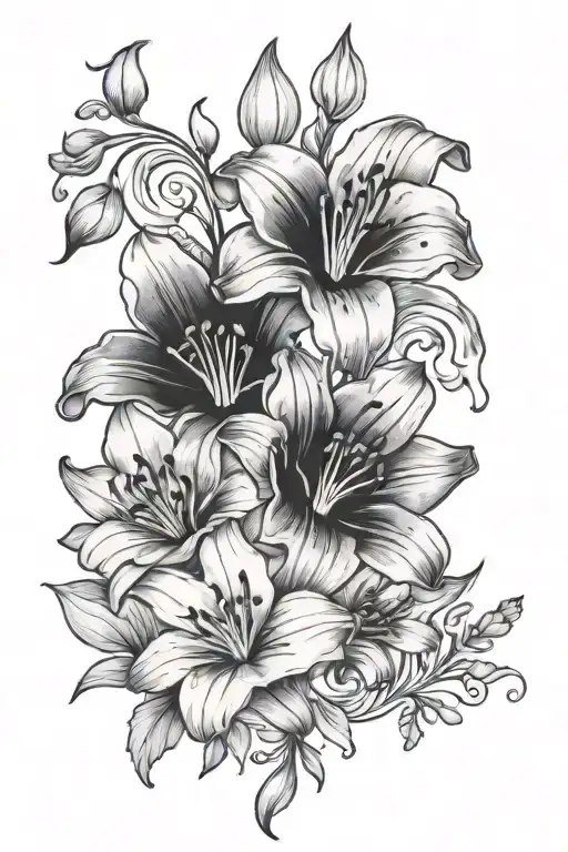 Lily And Poppy Bouquet