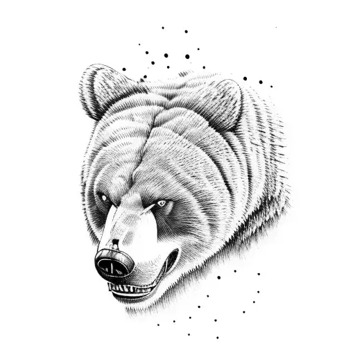 Ferocious Bear Sleeve