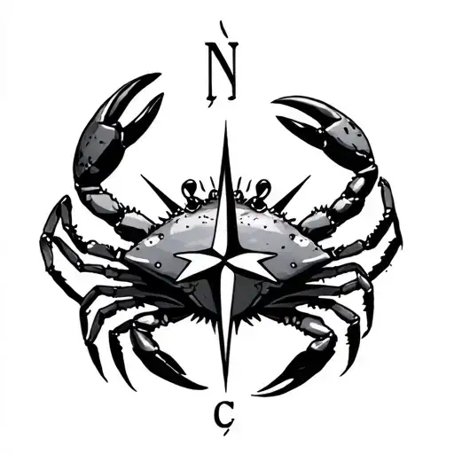 Crab Florida Compass Intertwined