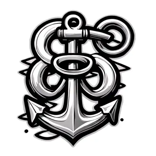 Anchor With G And D On It