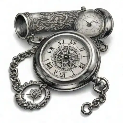 Travel Compas Pocket Watch