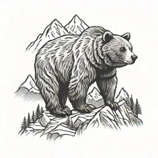 Grizzly Bear Boulder Colorado Mountains