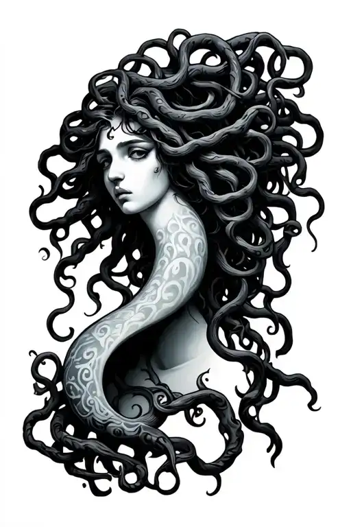 Medusa With A Semi Colon