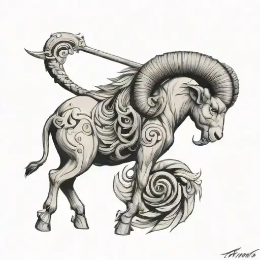 Aries Constilation Going Up Side