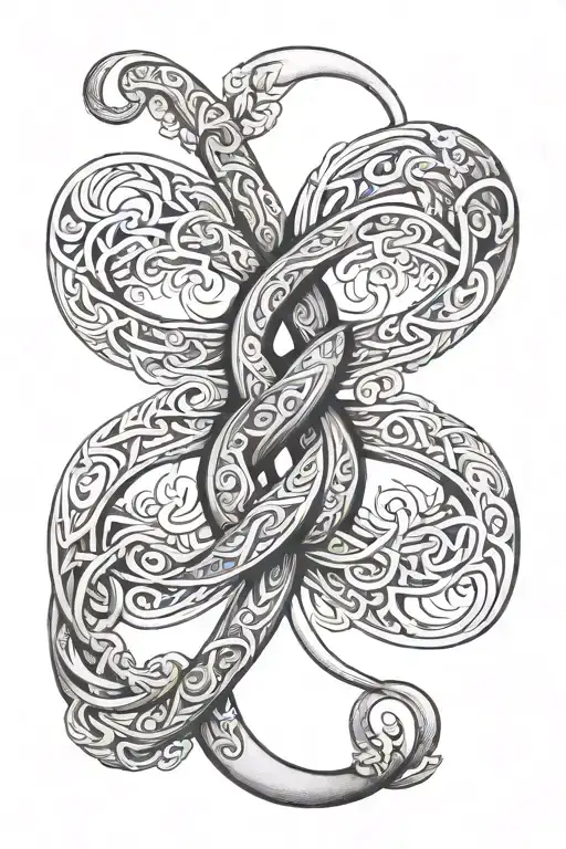 Infinity Strength Symbol Intertwined