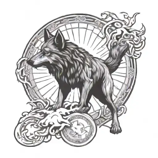 Fenrir Eating The Sun