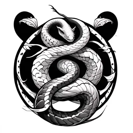 Serpent In A Circle