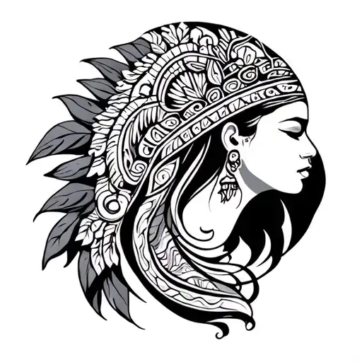 Polynesian Tattoo Mother And Main