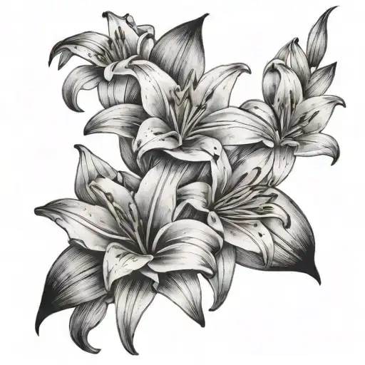 Lilys For Grandma Who Passed Away