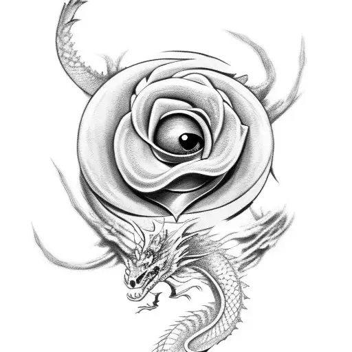 Dragon With A Rose Eye