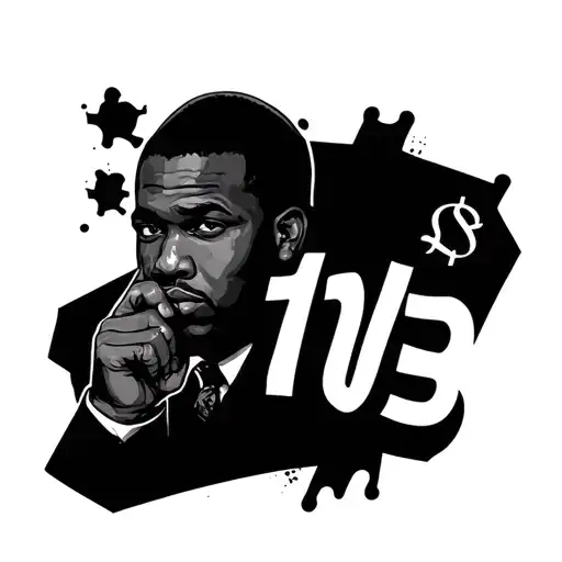 Money Hustle Front Facing Portrait