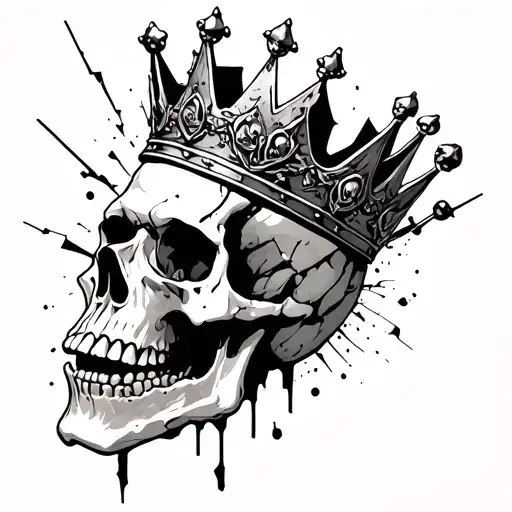 A Shattered Crown Tilted Off A Skull