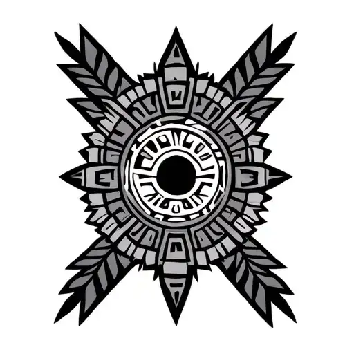 Aztec Stamp Tattoo That Embodies