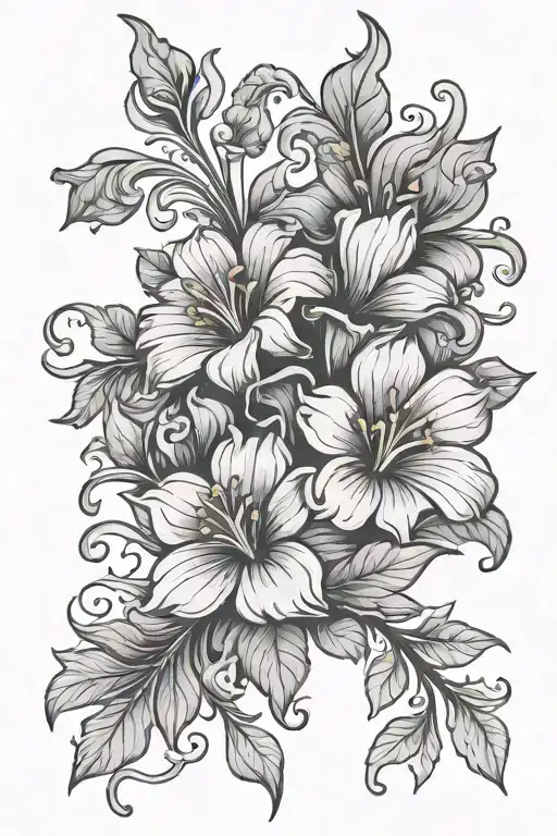 Floral Flowers Growing