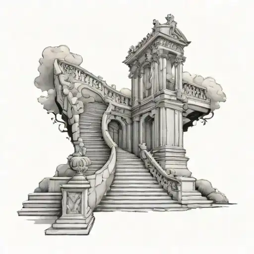 Stairway To Heaven Gates And Stairs