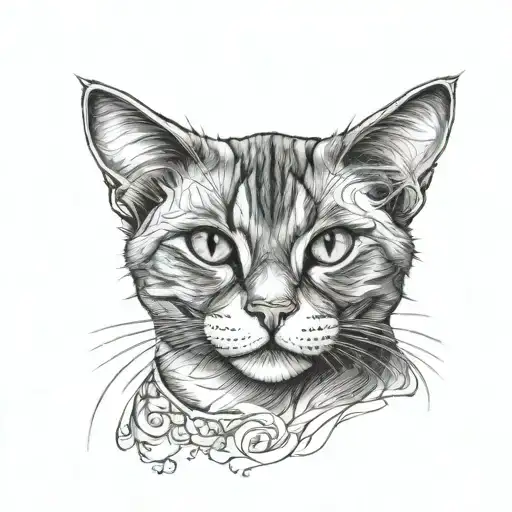 Becolor Cat Full Body Portrait