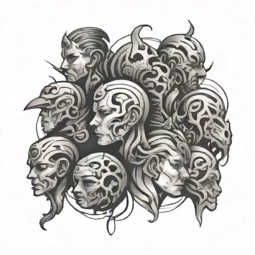 Various And Line Figures