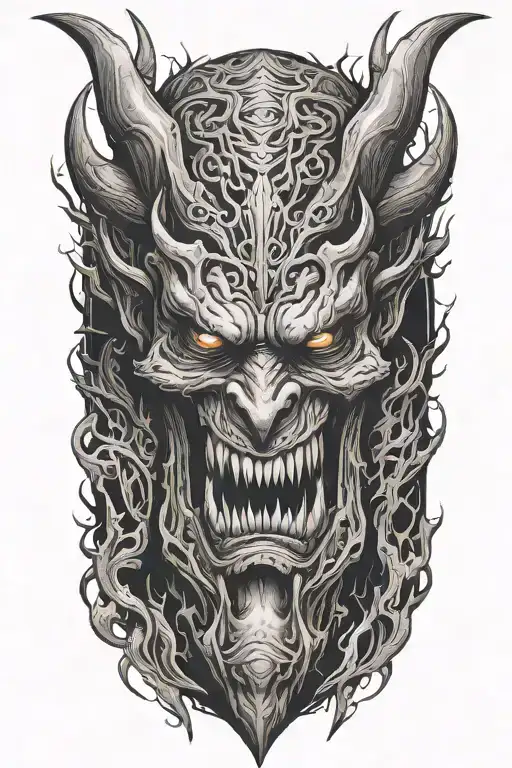 Demon Coming Out From Inside